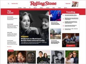 Rolling Stone Magazine - WordPress website